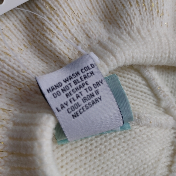 Vintage Ivory Knit Beret Hat - Picture 2 of 8